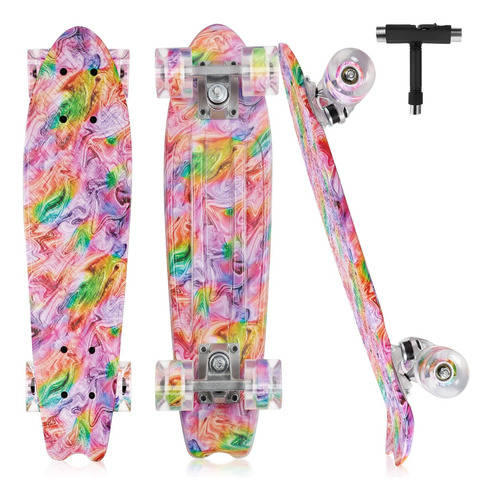 Skateboards De 22 Pulgadas Niños, Skateboard Cruiser P...