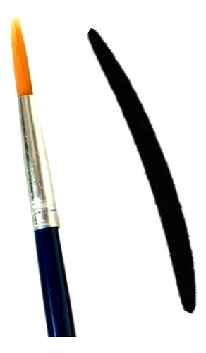 Pinceles Buhocolor Fino Y Grueso P Remera Zapatilla Cartera Cerdas Natural