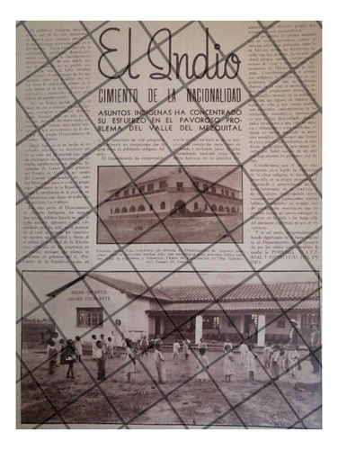 Afiche Retro Casa Hogar Julian Escalante 1944 Guerrero