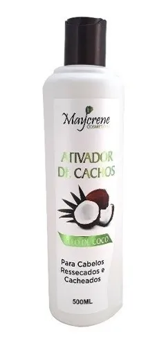 comprar Ativador De Cachos Óleo De Coco Sem Enxágue 500ml Naturiun