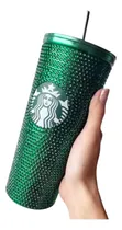 Comprar Vaso Termo Starbucks Brillos Diamantado Popote Metalico