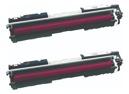 2 Pza Toner Corona Ce313a Compatible Con Pro 100 Color M175r Magenta