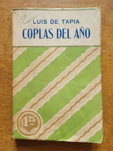 Luis De Tapia - Coplas Del Año. Ed Renacimiento 1920 M