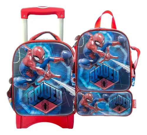 Mochila spiderman con ruedas hotsell