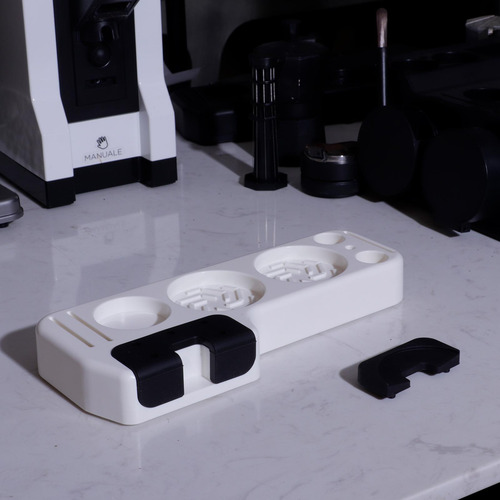 Espresso Tamper Station Coffee Tamper Tamper Tamper Blanco