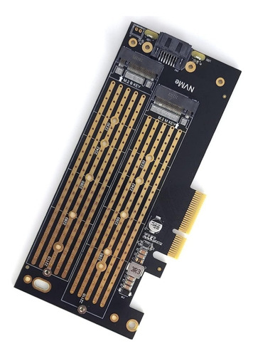 Adaptador Dual Ssd M.2 Pcie, M.2 Nvme Y Ngff