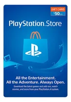 Comprar Playstation Store Gift Card $50 | Tarjeta Regalo | Psn Usa
