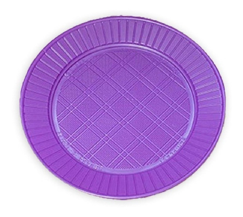 Plato Postre P17 Violeta X 50u