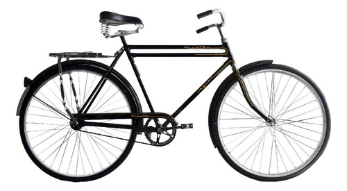 Bicicleta Clásica Modelo Retro Rodada 28 Color Negro