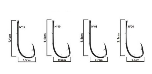 Kit Anzol Marine Sports Maruseigo Nickel 06, 08, 10 E 12