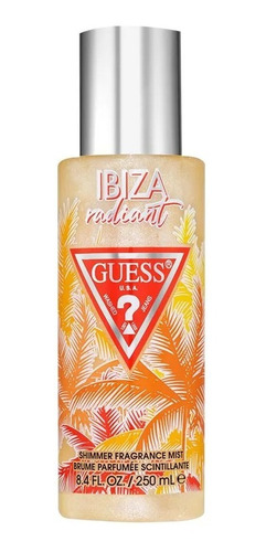 Body Mist Guess Ibiza Radiant Shimmer 250ml Mujer-100%origin