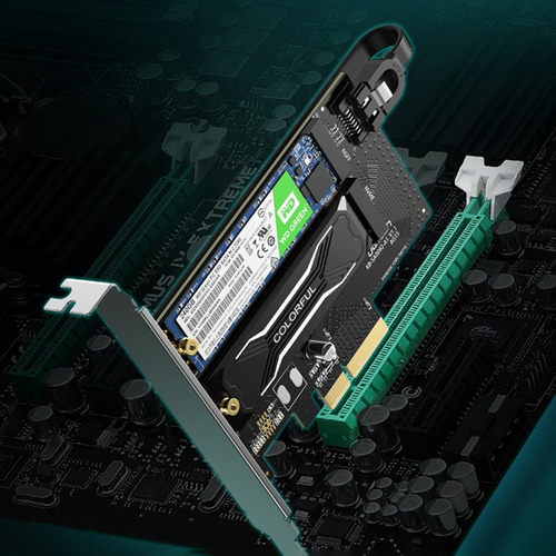 Adaptador Tarjeta De Expansion Pcie M2 Sata Nvme - Ugreen