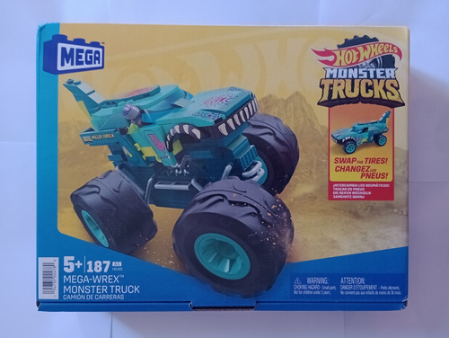 Monster Truck Hot Wheels Mega Construx Vehículo Bloques Set