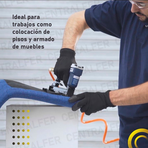Imagen 5 de 8 de Clavadora Neumatica Bremen Madera Ga18 15 A 50mm 7264