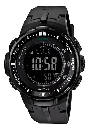 Reloj Casio Pro Trek Prw3000-1a Agente Oficial