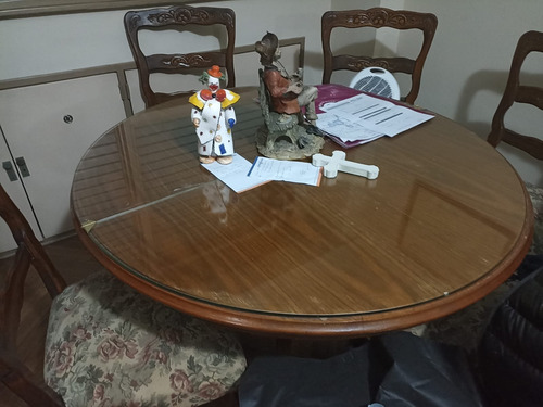 Mesa De Comedor Estilo Antiguo Marrón Marrón (Usado)
