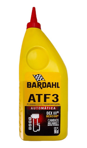 Aceite De Transmisión Automática Atf3 Bardahl 946ml