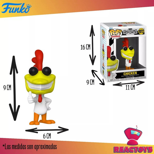 Pollito Funko Pop Vaca Y Pollito Cartoon Network Original