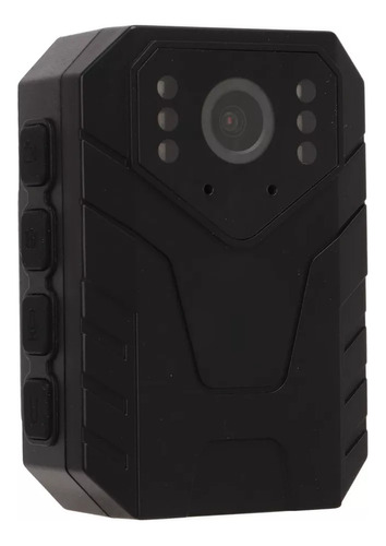 Cámara De Vigilancia Policial 4k Hd 128g Wifi Con Clip Color Negro