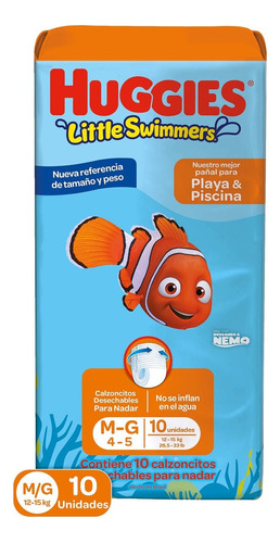 Pañal Para Piscina Huggies Talla G - Unidad A $3290