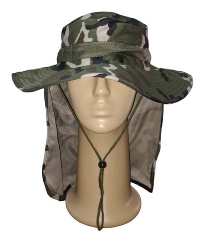 Gorro Australiano Camuflado Con Tapanuca