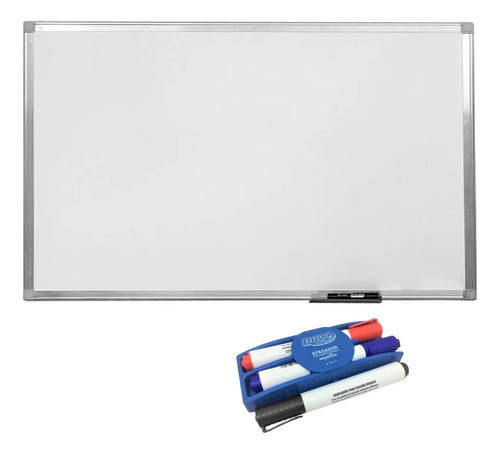 Quadro Branco 200x120 Lousa Aluminio Escolar Grande Stalo