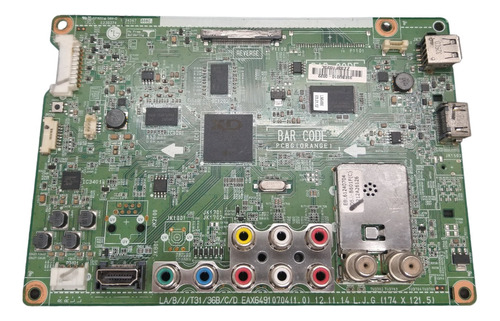 Placa Principal Para Tv LG 32ln540b 32ln536b Eax64910704