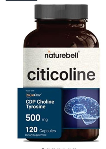 Citicolina Citicoline 500mg 120 Capsulas Envio Hoy