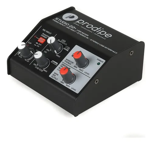 Interface Usb De Audio Prodipe Studio 22 Plus