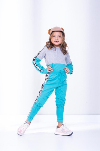 Imagem 6 de 9 de Conjunto De Frio Inverno Moletom Flanelado Infantil Juvenil