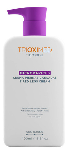 Microvárices Crema Piernas Cansadas Ozono 400 Ml - Trioximed