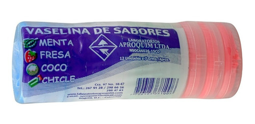 Vaselina Pura De Sabores Surtidos - g a $71