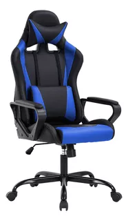 Silla Gemer Ergonomica Racing Style Bestoffice Azul