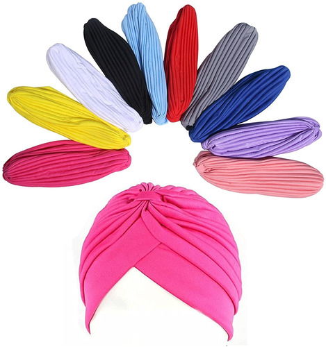 Ever Fairy Many Pack Stretch Polyester Turban Head Cover Twi