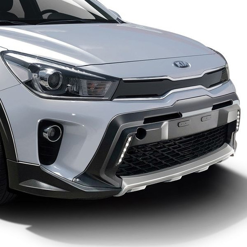 Bumper Guard Delantero Con Faros Drl Para Kia Rio 2018-2020