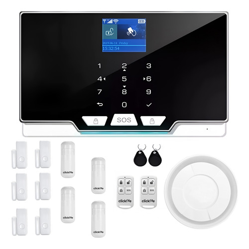 Alarma Casa Negocio Wifi Sistema Seguridad Control App Touch
