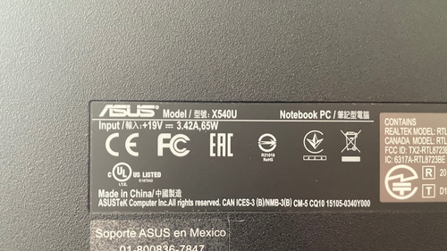 Notebook Asus 15.6 Core I3 Ram 8gb X540ua-gq058t (Usado)