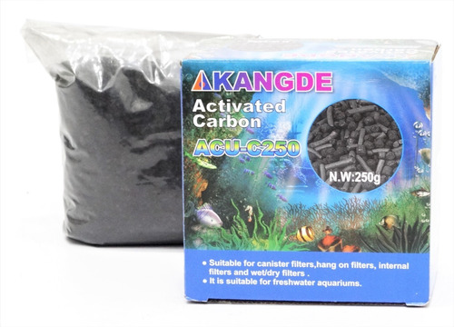 Carbon Activado Granulado Filtros De Agua Peceras 250g