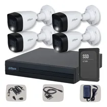 Comprar Kit Seguridad Dahua 4 Camaras 2mp Full Color Dvr 4ch Disco
