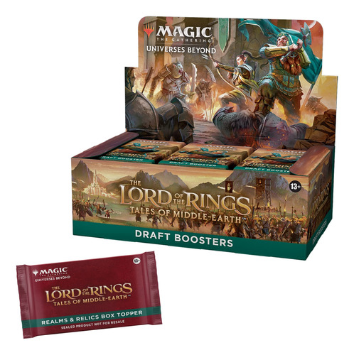 Magic Lord Of The Rings Draft Boosters Box Display Inglés