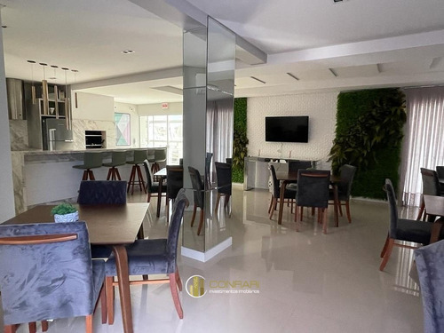 Imagem 9 de 10 de Apartamento 03 Dorm E 2 Vagas Na Meia Praia! - Ap1356-1