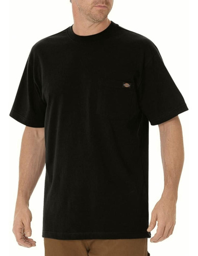 Dickies Heavyweight Camiseta Para Hombre, Negra (black),