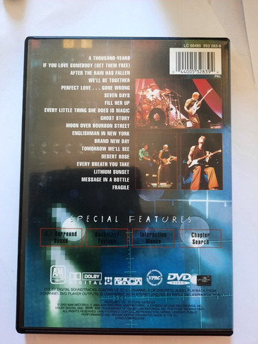 Sting / The Brand New Day Tour / Dvd