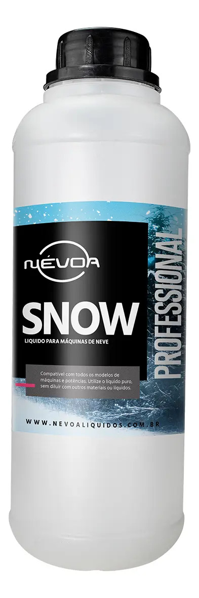 Liquido Fluido Maquina Neve Artificial Espuma Snow Galão 1 Litro Professional Nevoa