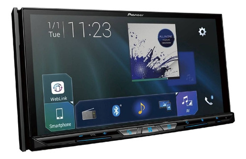 Autoestéreo Pioneer Avh-z9250bt 7 /50wx4/dvd/bt/usb/hd
