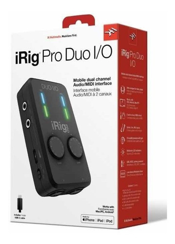 Interface Irig Pro Duo Io Nueva Version