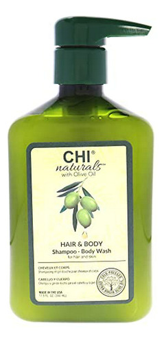 Naturals: Champú Y Gel De Baño Con Aceite De Oliva, 11.5oz