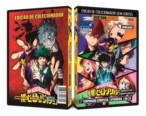 Dvd Boku No Hero Academia 4ª Temporada Completa E Dublada