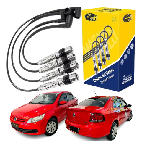 Voyage G5 1.0 Flex 8v Jogo Com Cabos De Velas 2010