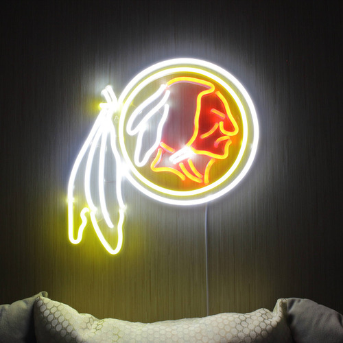 Letrero Led Neon En Acrilico De 3 Mm 40*29cm Washington